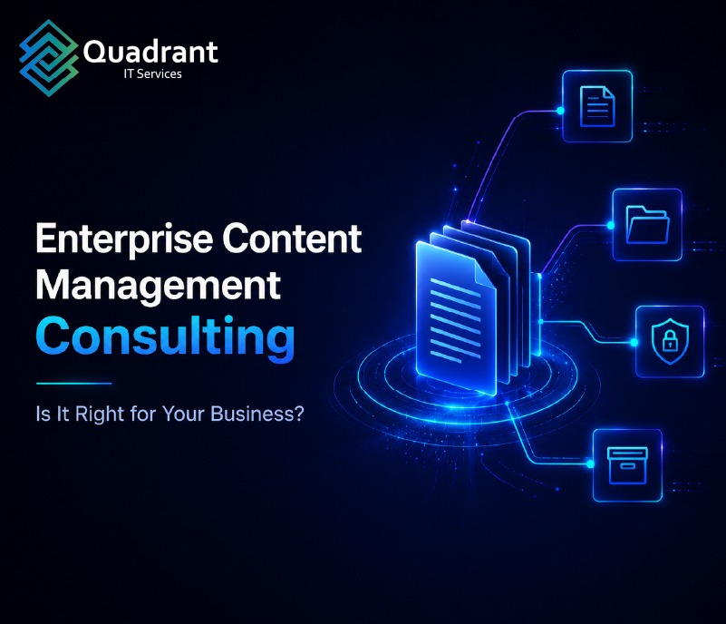 Enterprise Content Management Consulting: Is It Right for Your Business? 2 Enterprise content management consulting illustration showing scattered documents connecting into one organized system